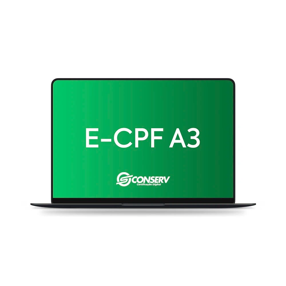 Certificado Digital e-CPF A3