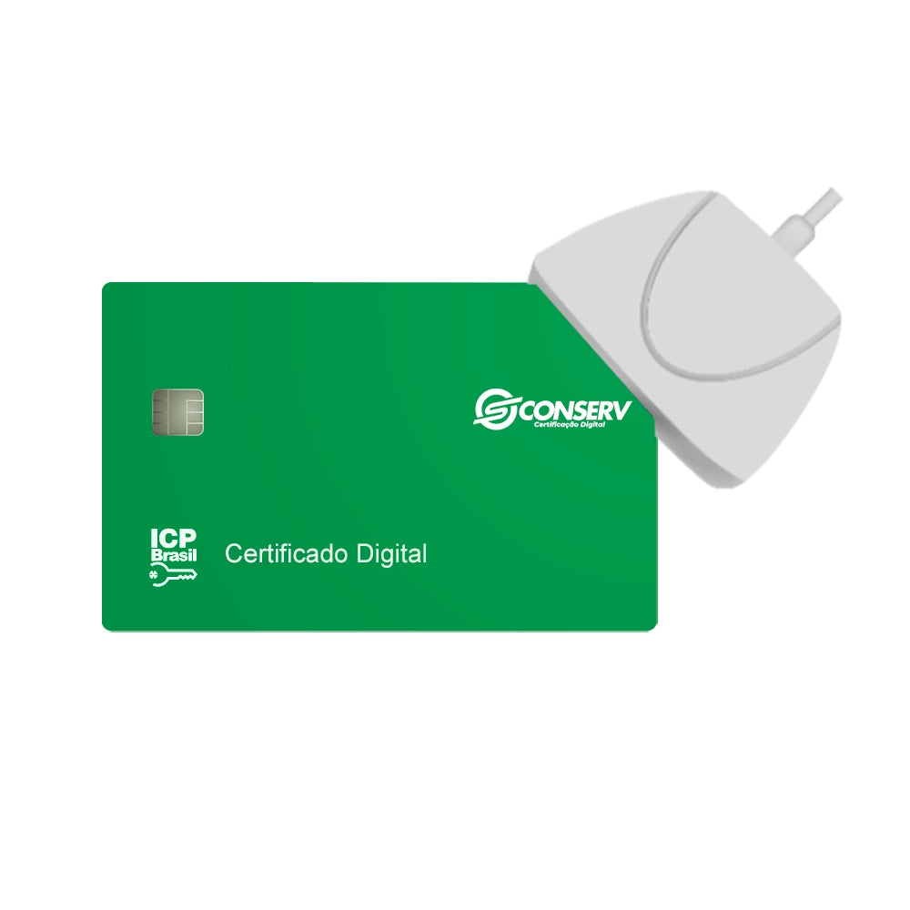 Certificado Digital e-CNPJ A3 - Smartcard + Leitora